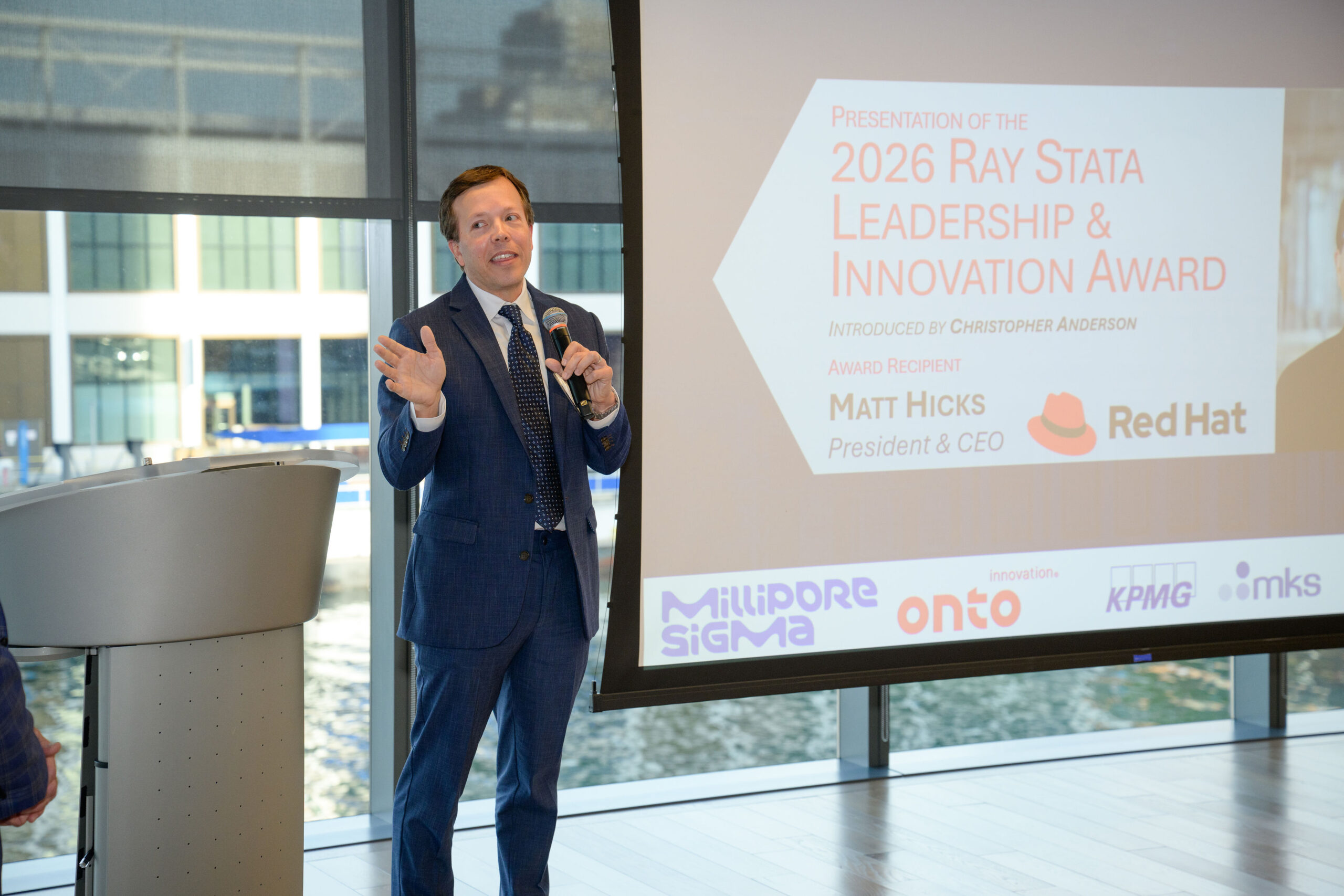 2026 Ray Stata Leadership & Innovation Award Recipient, Matt Hicks, President & CEO of Red Hat